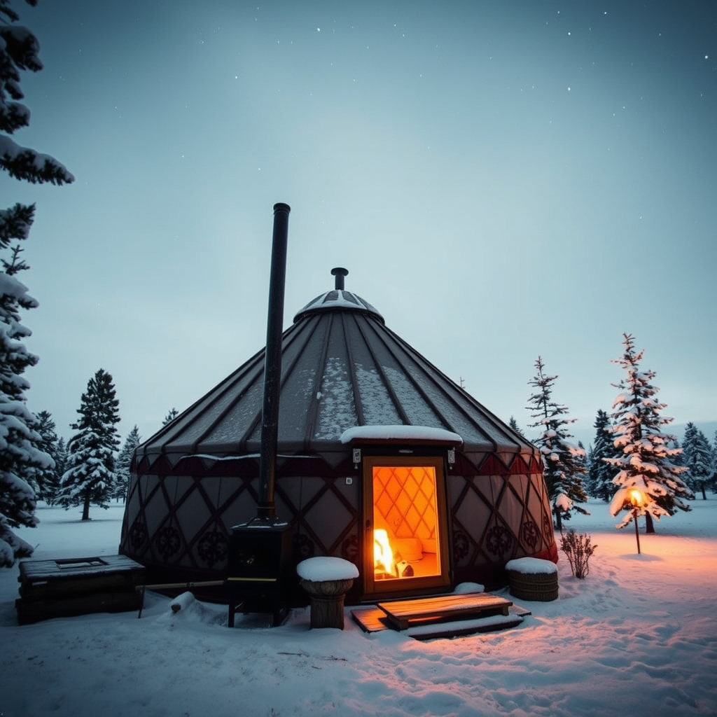 обложка для статьи про Комфортное отопление юрты зимой: советы и рекомендации